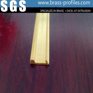 China Faxtory Price Decorative Copper Material / Brass Profiles 180mm Cross Section on sale