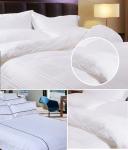 Hotel Collection Bedding 50% Cotton 50% Polyester With White Color 150GSM