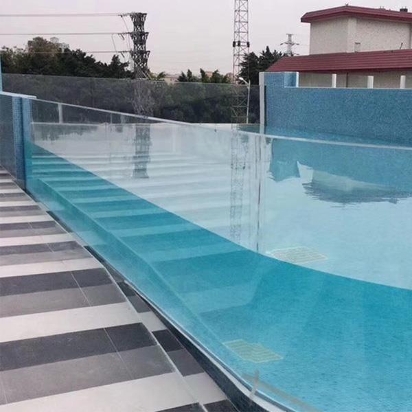 Outdoor Overground Villa Pool with 4 Side Transparent Panel and Acrylic Material