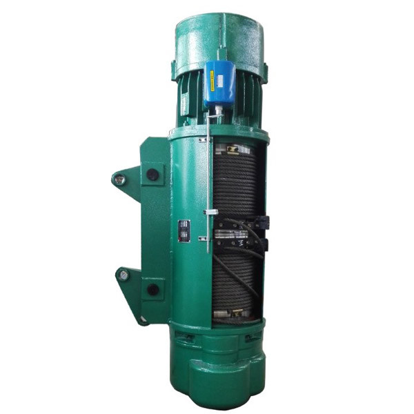 Universal Single Girder Crane Wire Rope Winch Remote Controlled Single Speed