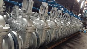  Cast Steel Flanged Gate Valve Be Glass 300 LBS , Bolted Bonnet , O. S And Y With R.F Manufactures