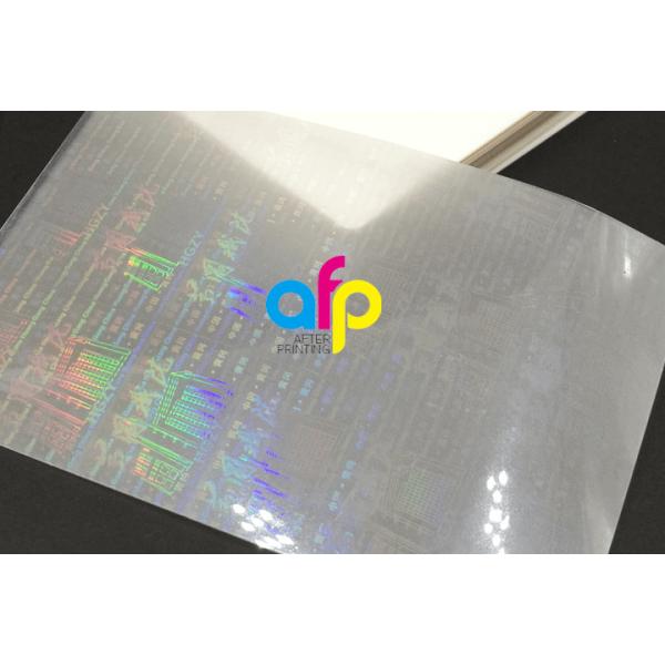 Customized Hologram Logo Brand Pet Holographic Pouch Laminating Film