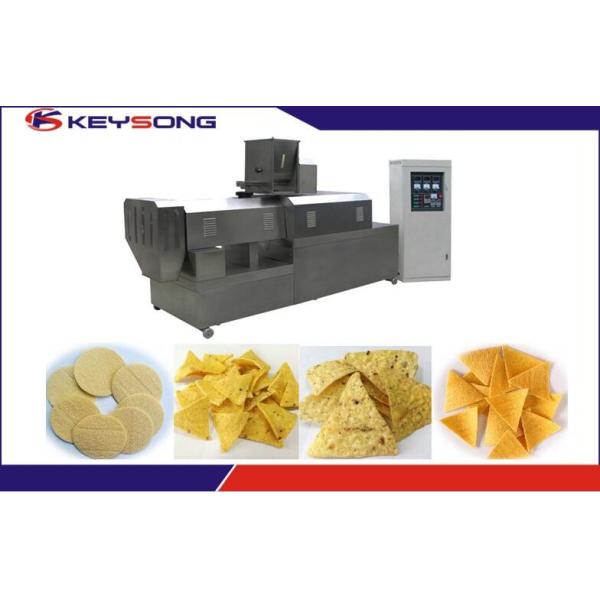 Automatic Tortilla Making Machine , Puff Doritos Snack Food Production Line