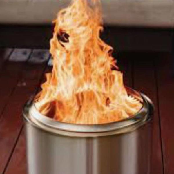 18 Inch Stainless Steel Outdoor Smokeless Stove 13 Inch Backyard Fire Pit