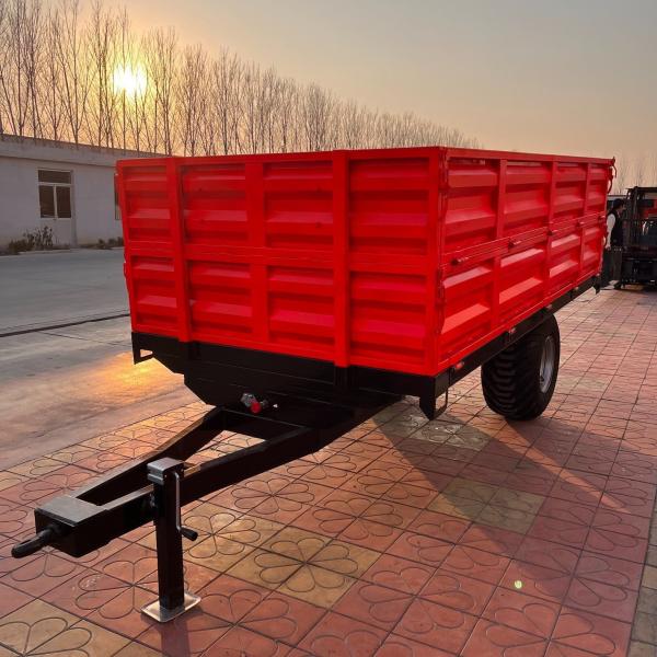 Loading Farm Grain Trailer Agricultural Machinery One Axle 7cx-5t 5t Iron
