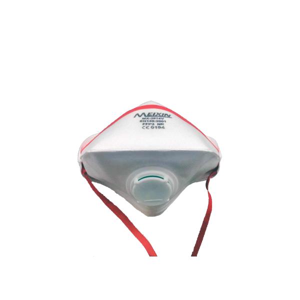FFP2V Foldable Valved Dust Mask Economical Low Breathing Resistance