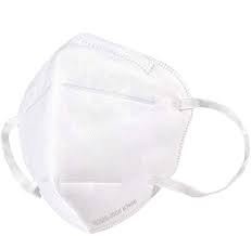 Disposable N95 Face Mask White Color Non Woven Fabric Fiberglass Free