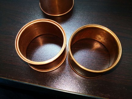 OEM Precision Power Sprayed Brass Deep Drawn Metal Stamping Hub