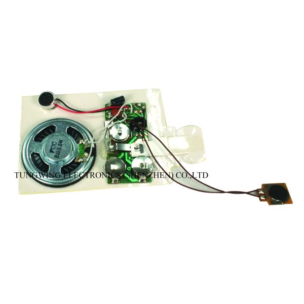 Recordable Greeting Card Module with 6-60 Seconds Recording, Clear Voice Quality, and Memory Retention for Custom Sound Cards