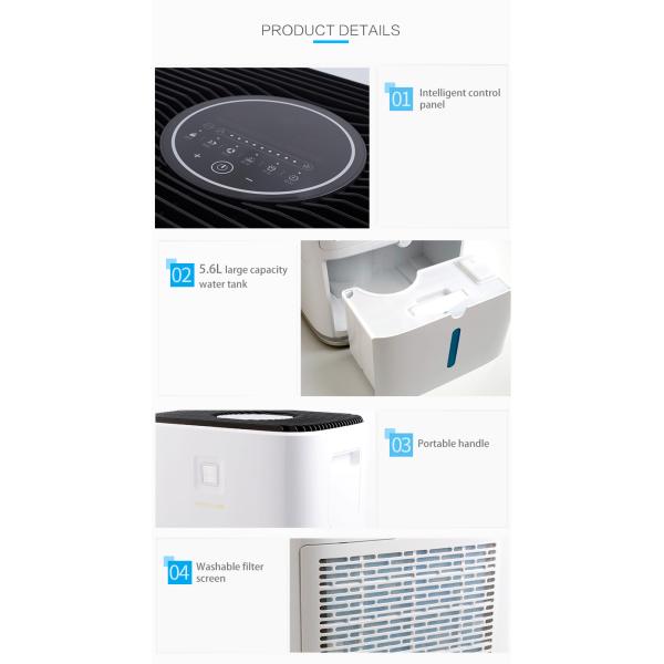Portable Air Purifiers With True Hepa Filter For Home Home Air Dehumidifier