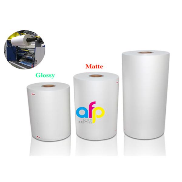 Packaging BOPP Lamination Film , Soft Laminating Plastic Film 1 / 3 Inch