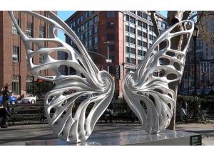  Large Public Art Outdoor Metal Butterfly Sculpture For Urban Landscape Manufactures