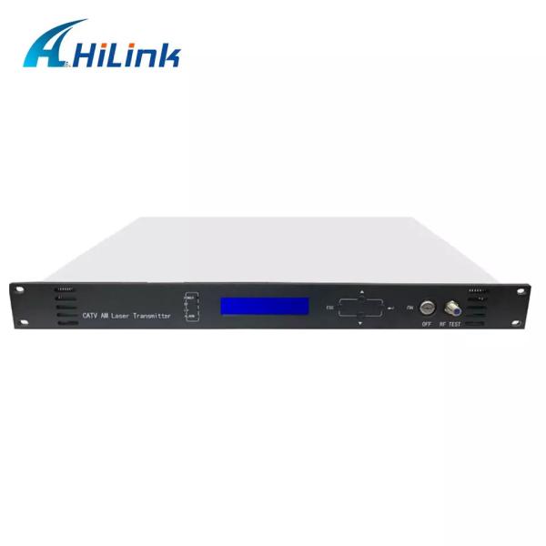 Analog Digital TV Signal 1550nm Optical Transmitter SC/APC Connector With Network Manage