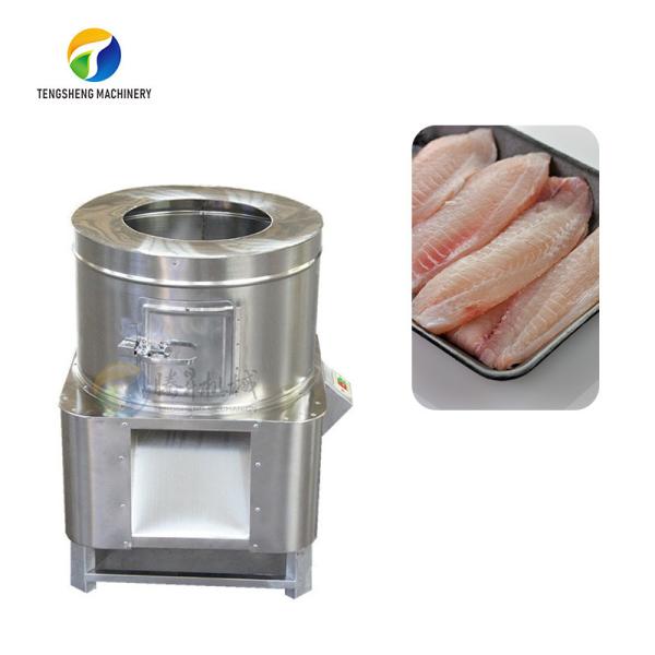 Brush SS Scale Fleecing Fish Skin Removing Machine Automatic Weakfish