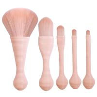 Round Head Mini Makeup Brush Set 17*7*7cm Size For Beauty Care Cosmetics for sale