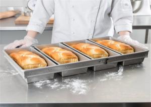  RK Bakeware China Foodservice NSF Custom 680g 4 Strap Glazed Nonstick Bread Loaf Pan Manufactures