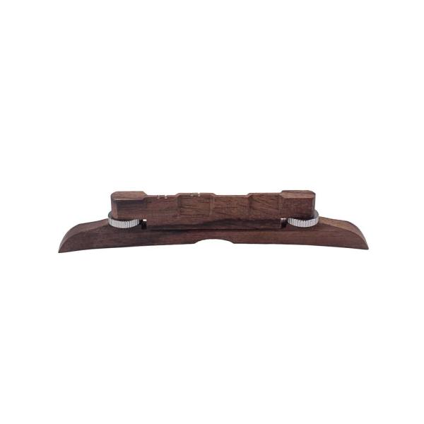 Easy Installation Traditional Adjustable Mandolin Bridge With Two Knobs