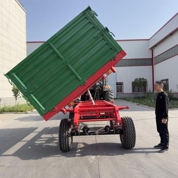 Transportation Utility Model Farm Trailer For Crops Rational Structural Framework