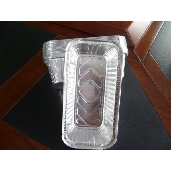 Ovenable Disposable Aluminum Foil Pans , Aluminium Disposable Baking Pan Custom Size