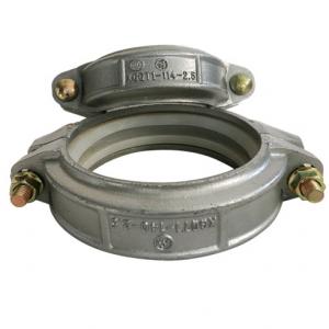  High Strength Cast Ductile Iron Pipe Clamp / Cast Iron Pipe Parts CT12 Tolerance Manufactures