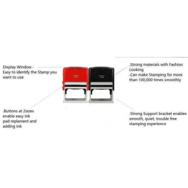 Business Info Stamp/Email / Fax Signature Stamps/NEW Arrival Denasow Rectangle 60x40MM Self-inking DIY Rubber Stamp