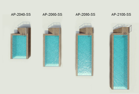Outdoor Prefab Pool Large Transparent Acrylic Glass Swimming Pool for Underground Spaces