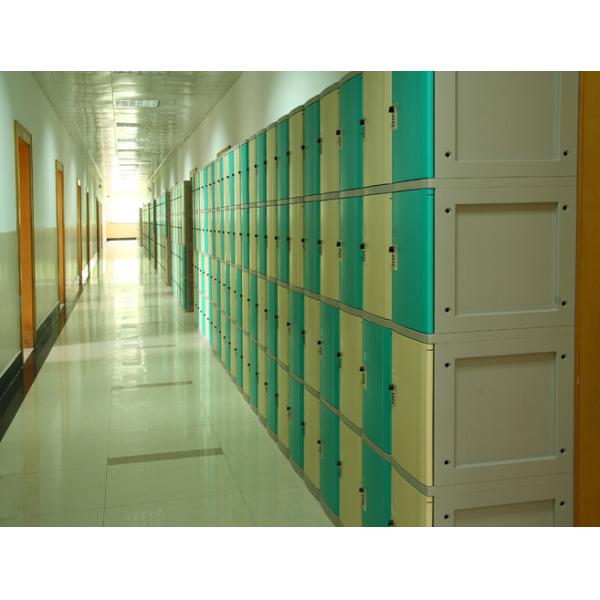 Anti Corrosion Plastic School Lockers 4 Comparts 1 Column For Water Baths