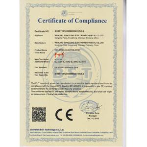 Wenling City HongFu Machinery Co.,Ltd Certifications