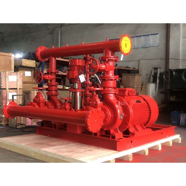 Powerful Diesel Engine Fire Fighting Pump Set Fire Protection Emergency Water Supply