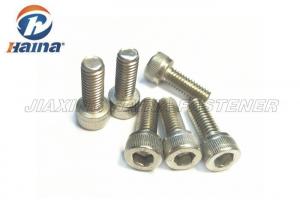 China A2-70 Stainless Steel DIN 912 Silver Color Machine Screws With Socket Cap Head on sale