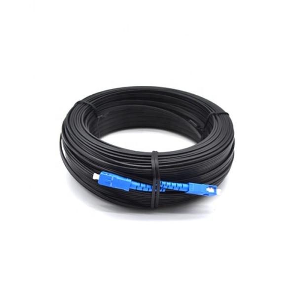Round 100m 200m SC LC FTTH Drop Cable OFNP Jacket