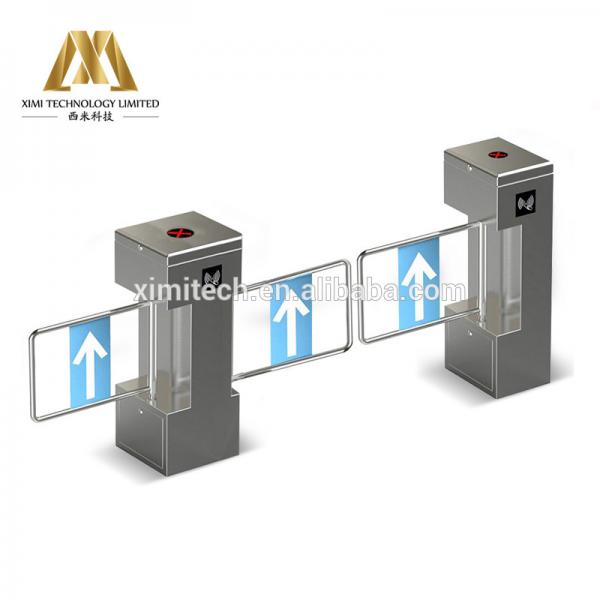 Quality OEM ODM Factory Smart Card RFID Access Control System Swing Flap Turnstile Gate Price for sale