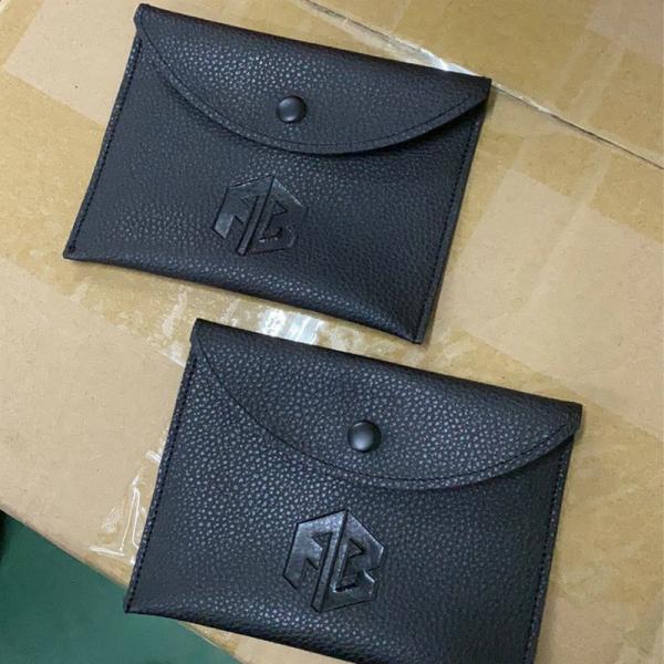 Wholesale Flap Jewelry Leather Snap Bag Flap Leather Bag Gift Jewelry Waterproof Bag Necklace Bag Earring Bag Leather Flap Bag