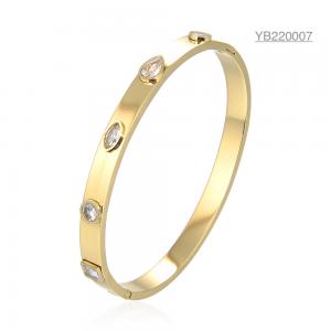  12g CZ Diamond Gold Bracelet Manufactures
