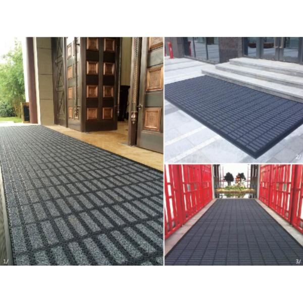 Polyamide 6.6 Monofilaments Shop Door Mats UV Resistant PVC Material