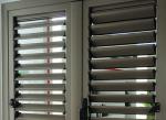 Anodized Aluminium Windows And Doors Shutters / Aluminium Bothroom Window Metal