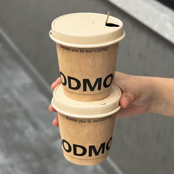 Eco-Friendly Disposable Paper Cups 8oz  10oz 12oz 16oz Biodegradable Coffee Cups For Hot / Cold Beverages Wholesale