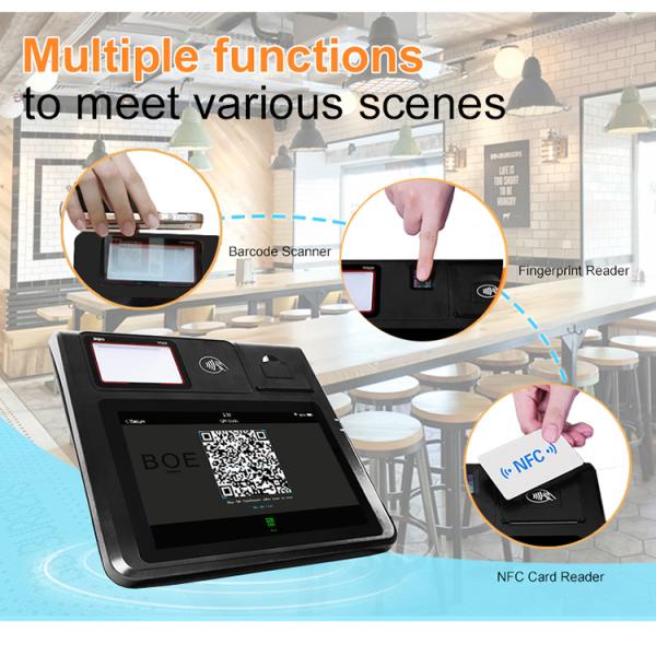Thermal Printer POS Register System , Touch Screen Contactless Pos Terminal