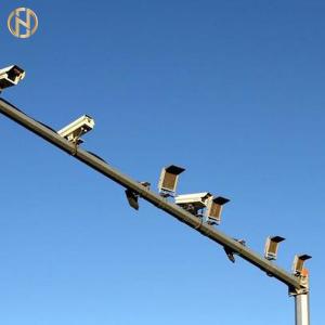  10-35M Height CCTV Camera Pole  Galvanized Steel Security Camera Pole Manufactures
