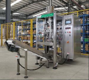  Lapel Type PE Film Automated Packaging Machine PLC Control Manufactures