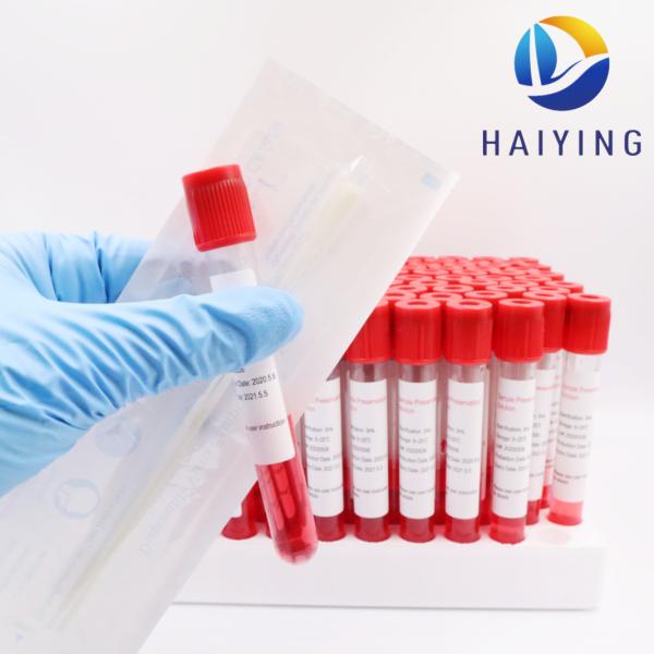 Virus Flu Test Blood Specimen Tubes