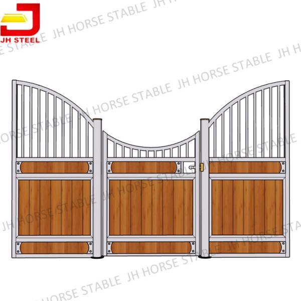 European Galvanized Steel Horse Stable Box Stall Panel Customized Size