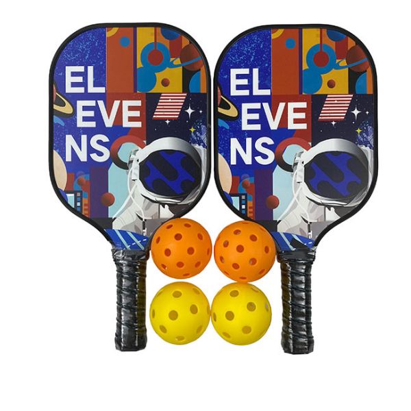 Blue Custom Pickleball Paddle Aramid Honeycomb Graphite Paddle Ball Rackets Game