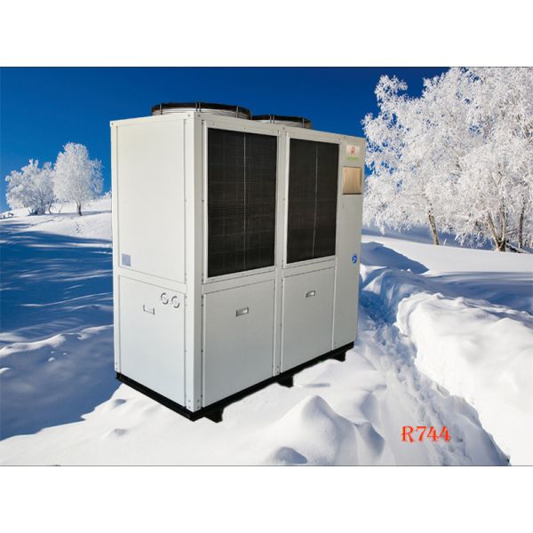 CO2 Cascade AC Inverter Heat Pump Integral Low Temperature 45Kw