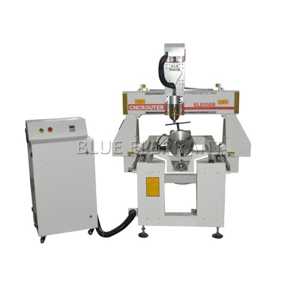 ELE - 0508 mini cnc rotary engraving machine with 4 axis DSP controller