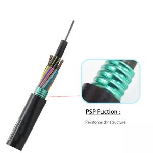 China GYTS with Water-blocking tape 36 72 96 Core Armored Fiber Optic Cable for connecting communication equipments on sale