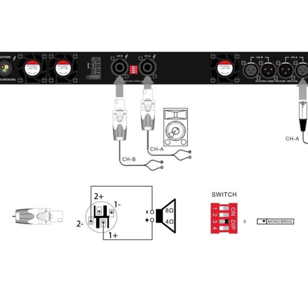 12 15 Outdoor Audio Amplifier For Passive Speakers