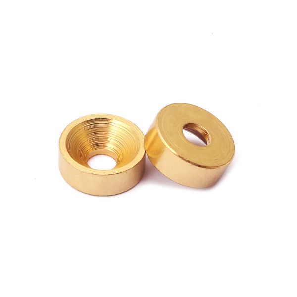 Gold Guitar Neck Joint Bushings And Bolts For Electric Guitar Pack Of 4