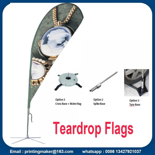 teardrop flags with kits
