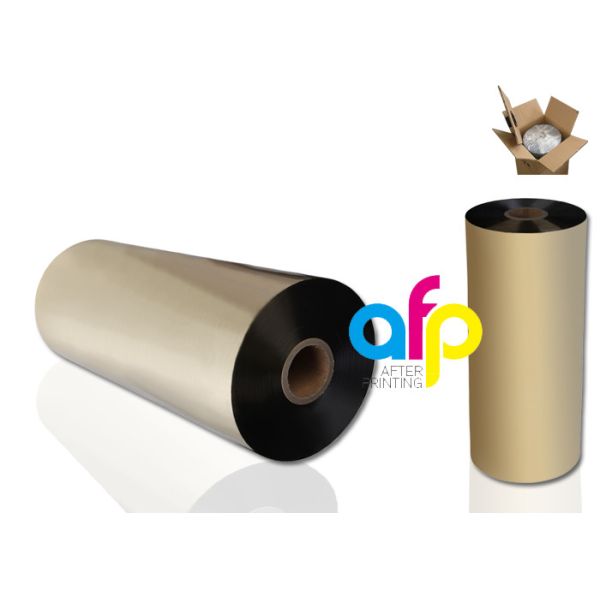 1 Inch Core Glossy Metalized Thermal Lamination Film BOPP / PET Material